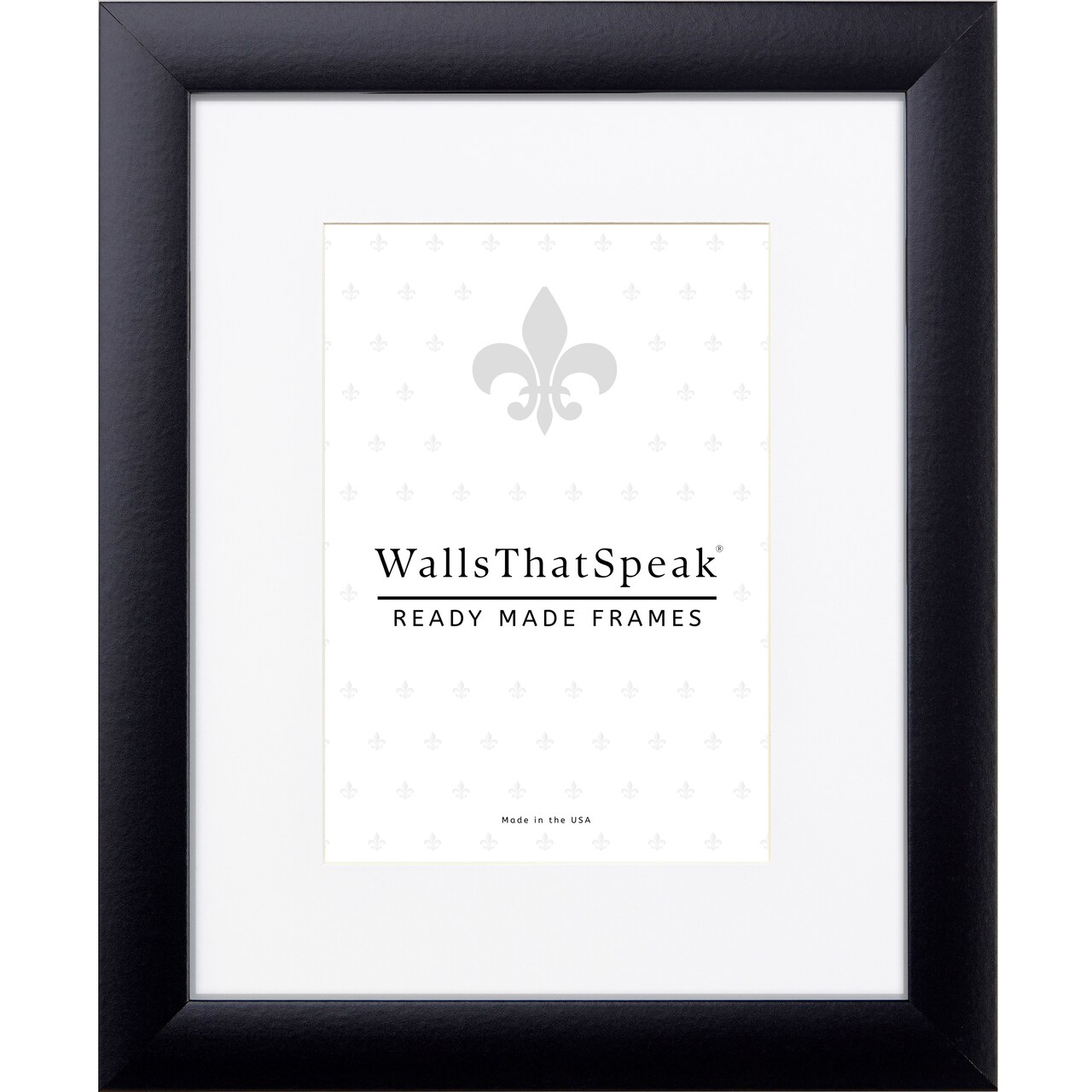 11x17 Matted Picture Frame, Contemporary 1 Inch MDF Moulding, Wall Display Frame for Art, Posters, or Photos by wallsthatspeak